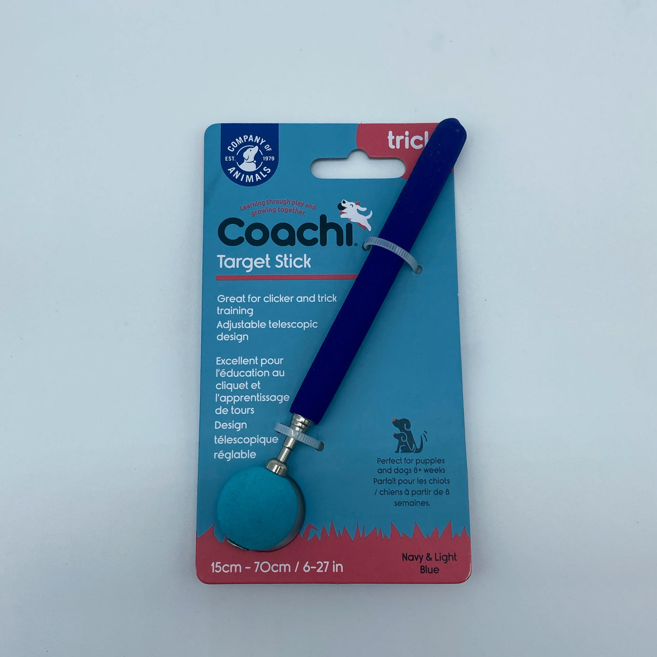 Stick cible télescopique pour chien
