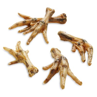 Pattes de poulet séchées