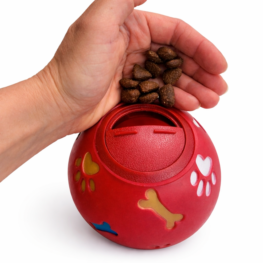 Balle distributeur de friandises