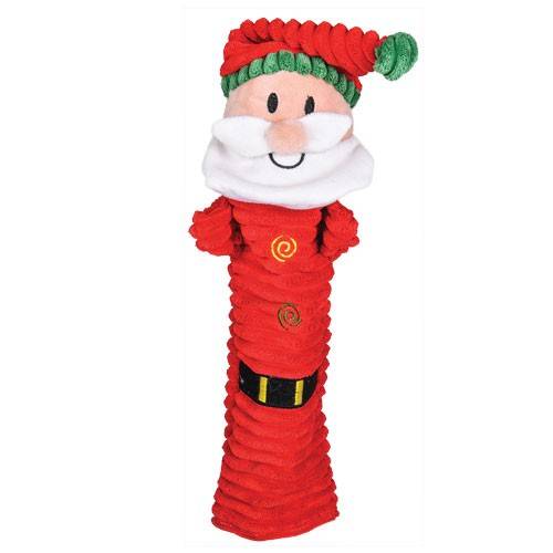 Peluche Père Noël - Jouet Ludique pour Chiens